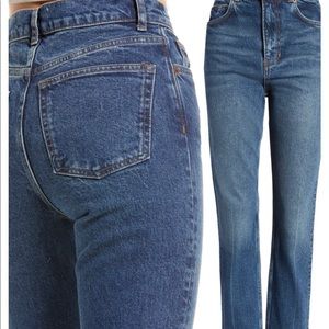 Reformation Liza High Rise Straight Leg Jeans